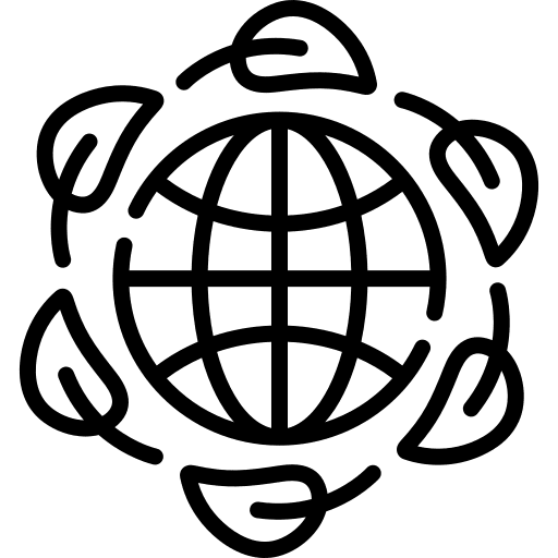 Green earth ecology and environment plant nature icon