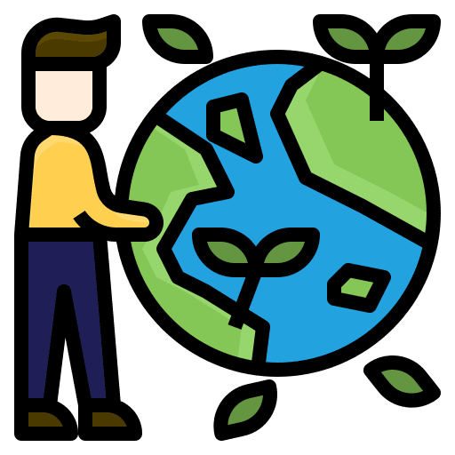 Ecosystem climate world earth icon