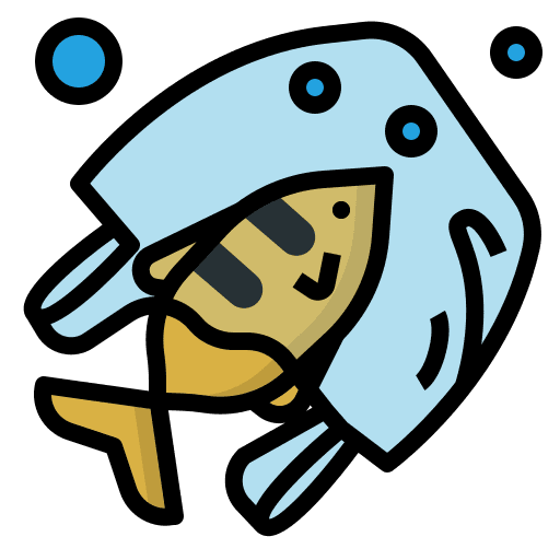 Garbage greenhouse effect ocean plastic bag icon