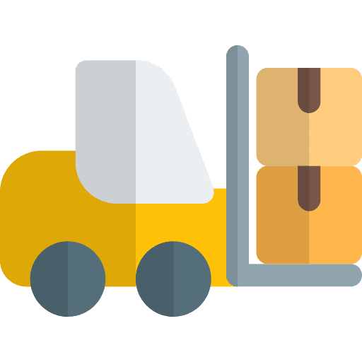 Boxes industry logistics delivery icon