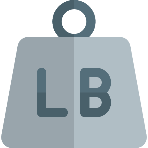 Unit pounds industry weight icon
