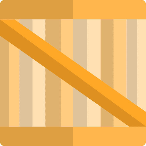 Packaging shipping and delivery pallet package icon