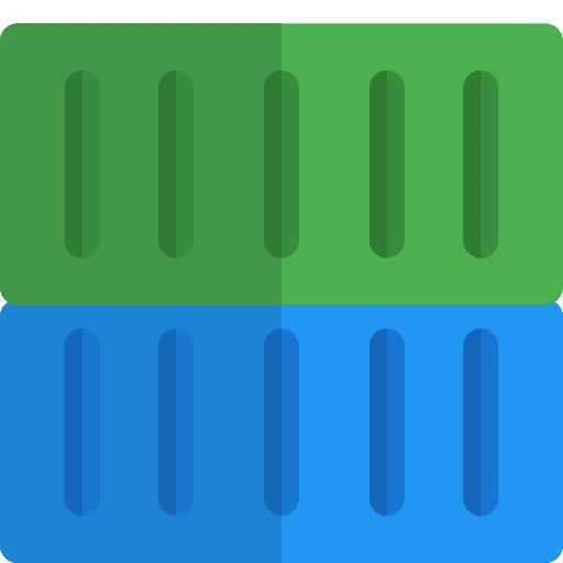 Shipping box container storage box containers icon