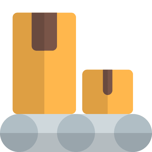 Shipping box shipping packages icon