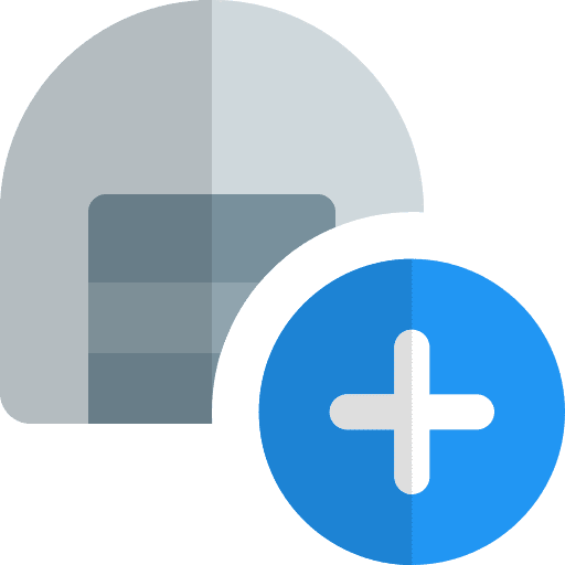 Add storage add warehouses icon