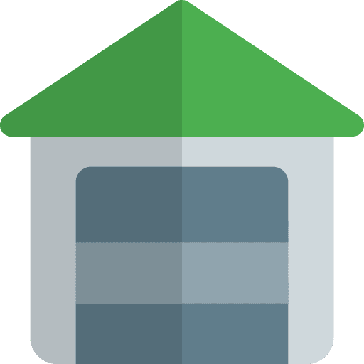 Shutter delivery shipping and delivery warehouse icon