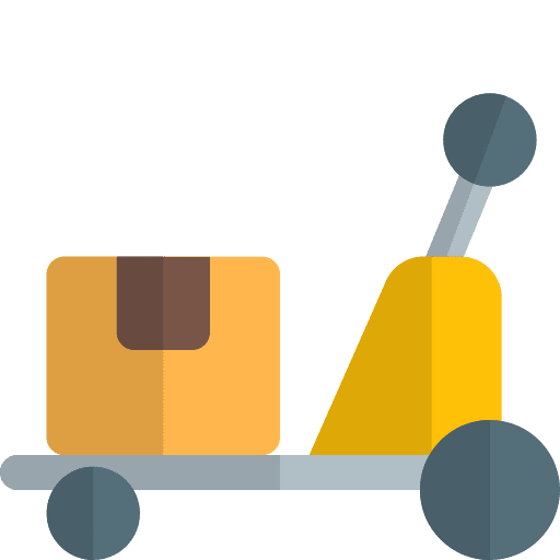 Waggon trolley boxes waggon icon