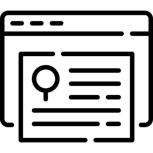 Encyclopedia seo and web social media website icon