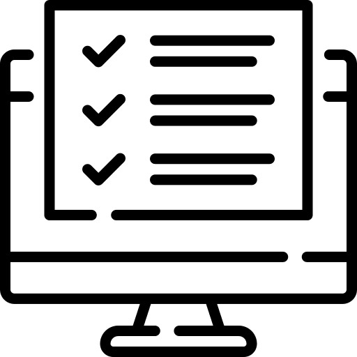 Success monitor education computer icon