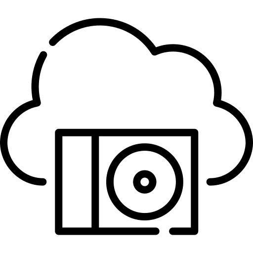 Backup technology education network connection icon