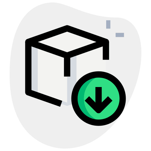 Import cube shapes and symbols shapes icon
