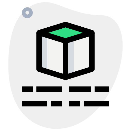 Parameters 3d three dimensional shapes icon