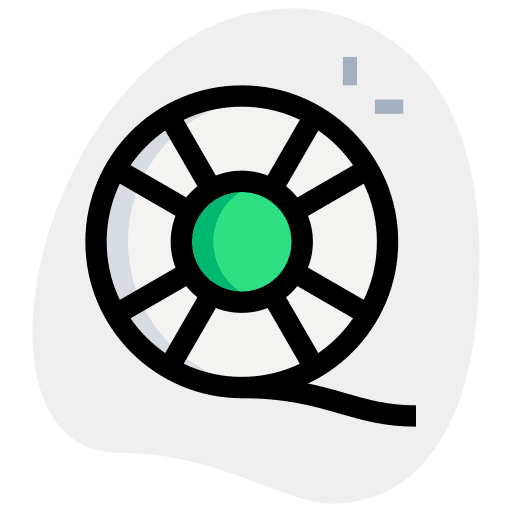 Raw materials print design model icon