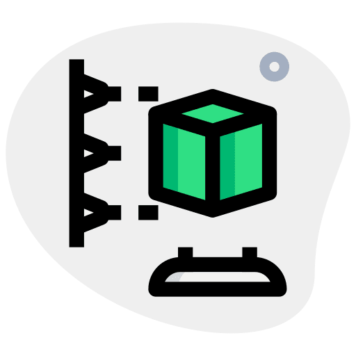 3d printer shapes shapes and symbols vertical icon