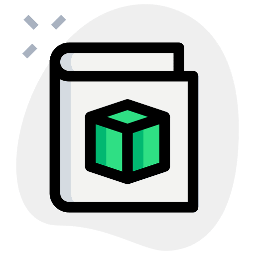 Manual design three dimensional edit icon