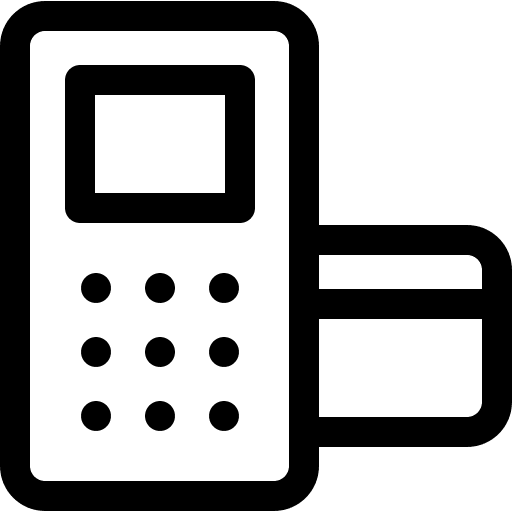 Pos card reader pos payment method icon