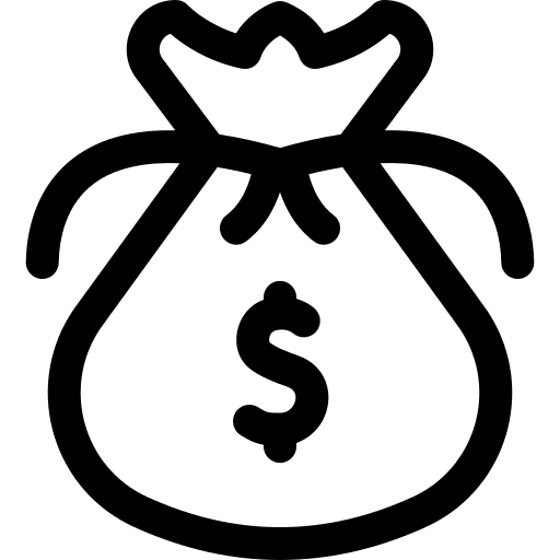 Money bag money bag argent banking icon