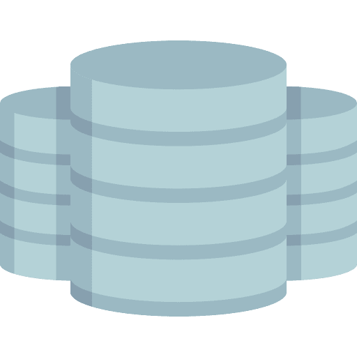 Big data access storage server icon