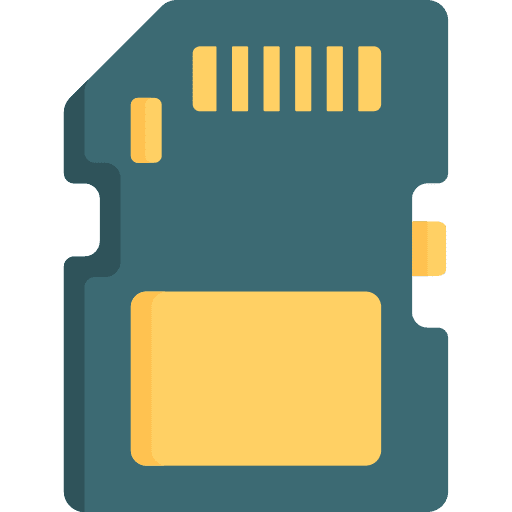 Memory card memory card camera micro sd card icon