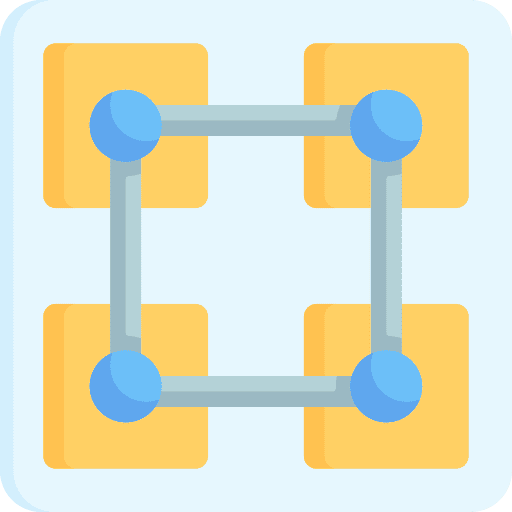 Blockchain chain cryptocurrency money icon