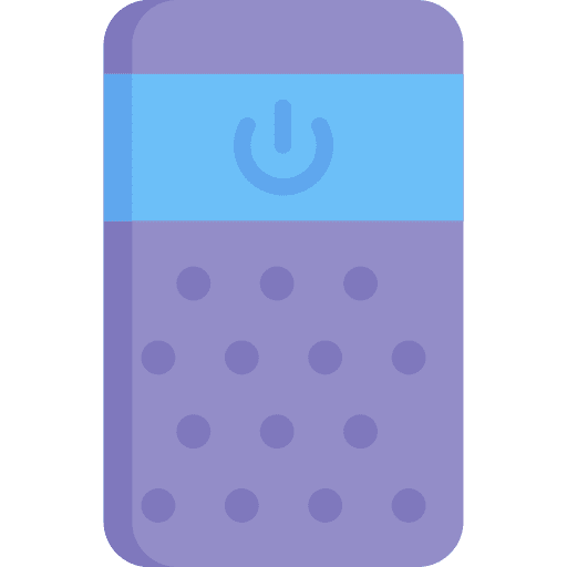 Smart speaker smart home domotics technology icon