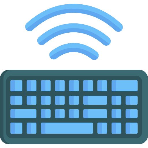Wireless keyboard tools digital hardware icon