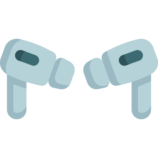 Earphones audio earphone music and multimedia icon