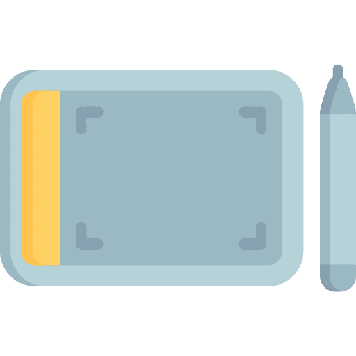 Graphic tablet edit tools illustration device icon