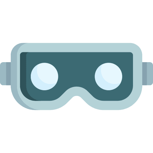 Virtual reality glasses device gaming augmented reality icon