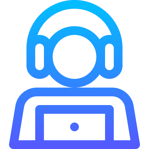 Call center agent it support call center agent technical support icon