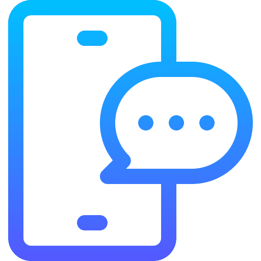 Message message smartphone talk icon