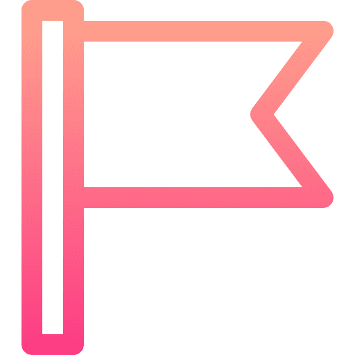 Red flag cultures danger red flag icon