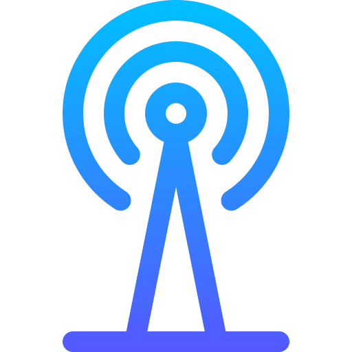 Antenna communications antenna telecommunication icon