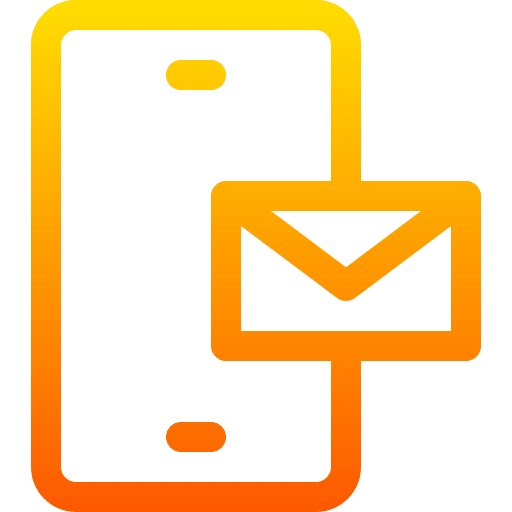 Email touch screen smartphone email icon
