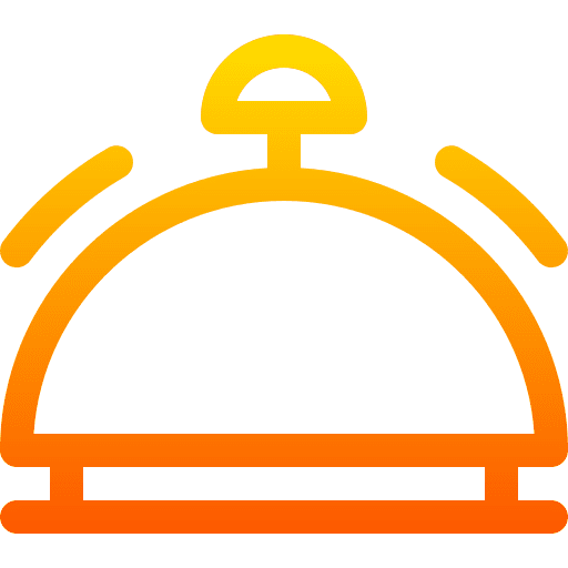 Hotel bell service ring bell hotel bell icon