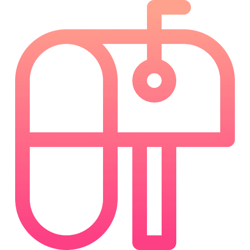 Mailbox mail post letterbox icon