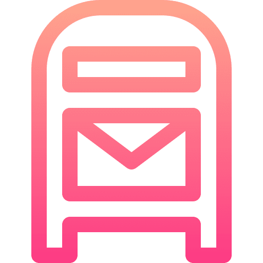 Mailbox postbox post letterbox icon