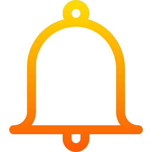 Notification interface alarm communications icon