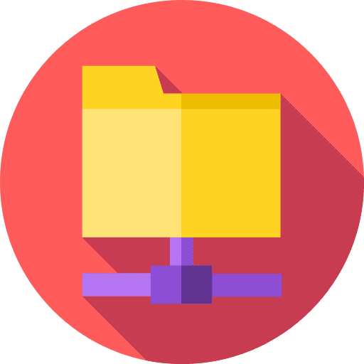 Folder storage data storage office material icon