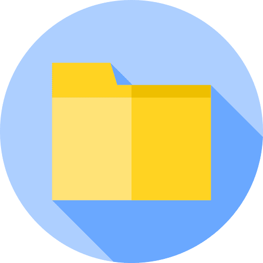 Folder storage folder data storage icon
