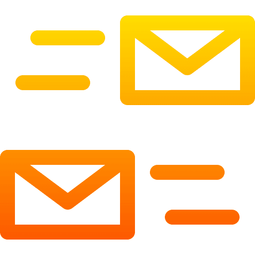 Send send communications mail icon