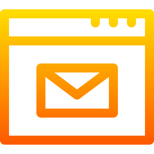 Website email communications browser icon
