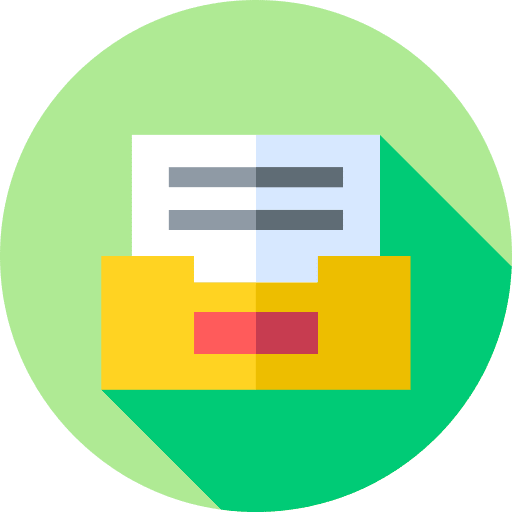 Folder files and folders folder data storage icon