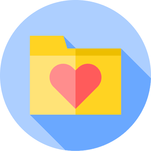 Folder files and folders office material storage icon