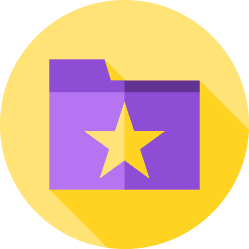 Folder office material storage data storage icon