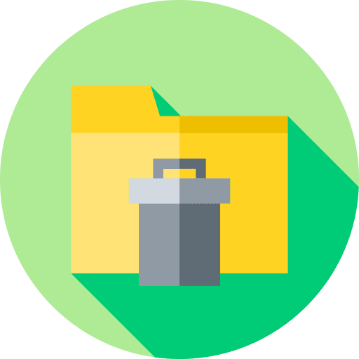 Folder data storage folder office material icon