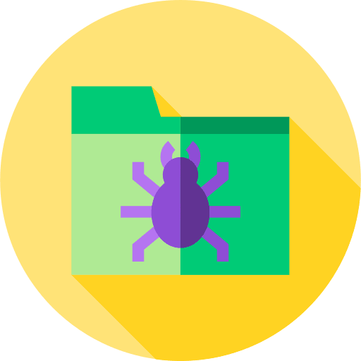 Folder storage office material files and folders icon