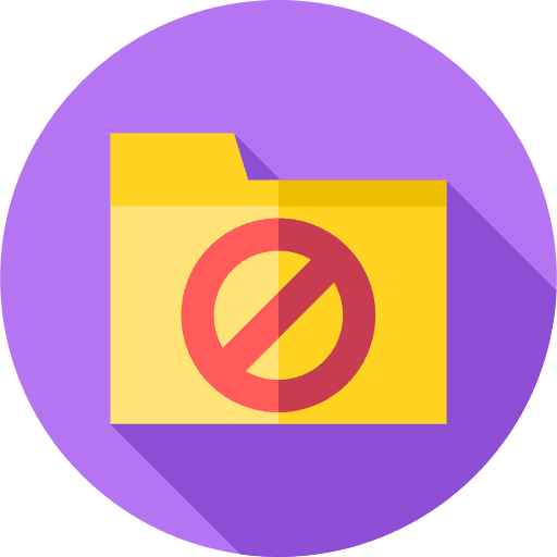 Folder data storage office material storage icon