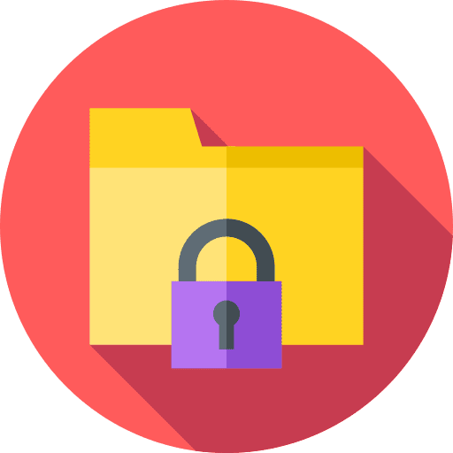 Folder files and folders office material folder icon