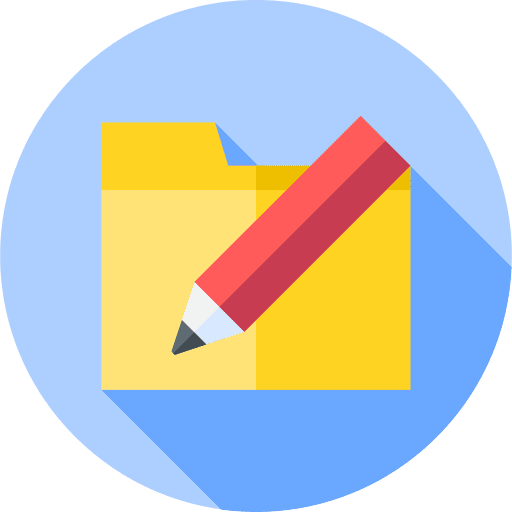 Folder office material storage folder icon
